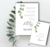 Bathroom Prints Botanicals Eucalyptus: Toilet Roll Karma