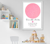 Personalised Nursery/Baby Star Map/Sky Print. Gift for new birth, christening, nursery, baptism 3 COLOUR CHOICES & FRAMING AND MOUNTING OPTIONS