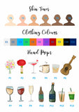 Mother and Daughter Build a Character Print